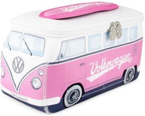 Cz-Cado Universeel Neoprene tasje Pink VW bus