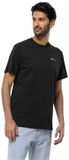 Jack Wolfskin Essential T-shirt Korte Mouwen Zwart S Man