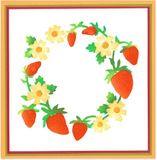 Sizzix Layered Stencils Strawberry Wreath 4pcs