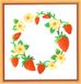Sizzix Layered Stencils Strawberry Wreath 4pcs