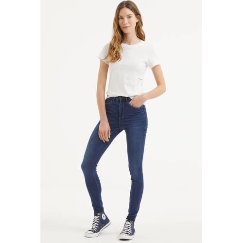 ONLY high waist skinny jeans ONLROYAL dark denim blue regular