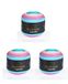 Wollbiene Cupcake 3 x 150 g breiwol 450 gram wol voor breien en haken, babywol, Turkse wol, kleurverloopwol (lichtblauw/roze pastel)