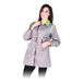 Leber&Hollman LH-Colviser_L Service beschermende schort voor vrouwen, grijs-lichtblauw-lichtgroen, L maat
