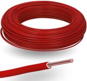 Kalitec 10 meter H07V-U 1x1,5 mm² rode vlamvertragende PVC-kabel