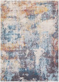 Surya Valerie vloerkleed modern abstract blauw 160x213 cm