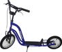 KUBIsport Passat Kickscooter met luchtbanden, 14/12 inch, blauw