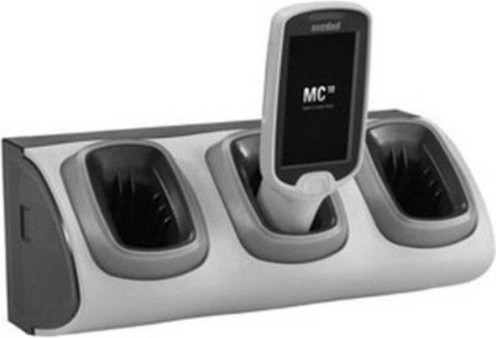 Zebra CRD-MC18-3SLCKH-01 oplader voor mobiele apparatuur PDA Zwart, Grijs AC Binnen