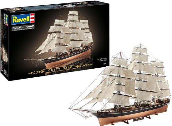 Revell Cutty Sark Boat Plastic Model Kit 1:96 - 698 Parts