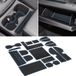 SENSHINE Bekerhouderinzetstuk voor Honda CR-V CRV 2023 2024 Middenconsole Deurpaneelmatten Antislip Stofdicht Premium Interieuraccessoires Set van 18 stuks (Blauwe Afwerking)