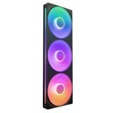 NZXT F360 RGB Core - 360mm Enkelram RGB-fan - Zwart