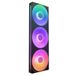 NZXT F360 RGB Core - 360mm Enkelram RGB-fan - Zwart