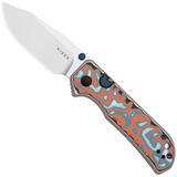 Kizer Vanguard Kizer Vanguard Nice Guy V3011BCA2, Satin AEB-L, Vortex Pattern Micarta zakmes, Azo design