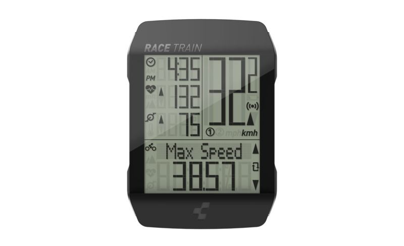 Cube Race Train Fietscomputer - Zwart