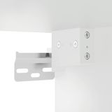 vidaXL Kalmar Keukenkast, zwart, technisch hout, wandkast