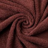 Todocama Handdoeken, 100% katoen, 550 g/m², extra zacht, 5502, zeer absorberend en sneldrogend, chocoladebruin, 70 x 140 cm, 2 stuks