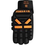 Osaka Yoroi Full Foam Indoor Hockeyhandschoen (Linkerhand) - Zwart/Oranje - Maat S