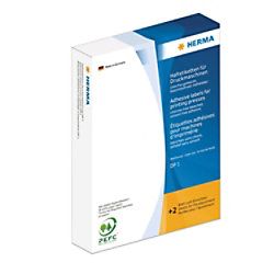 HERMA 2721 etiketten voor drukmachines, rond (Ø 13 mm, velformaat 168 x 120 mm, DP1, papier, mat) zelfklevend, permanent klevend, met grijper en contactrand, 10.000 etiketten, geel
