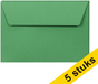 Clairefontaine Gekleurde Enveloppen - Bosgroen - C6 - 5 Stuks