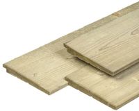 Merkloos Zweeds rabat Eco Noord-Europees vuren groen 1,1/2,2x19,5x240 cm