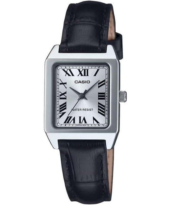 Casio LTP-B150L-7B1EF Horloge - Leer - Zwart - Ø 23.5 mm