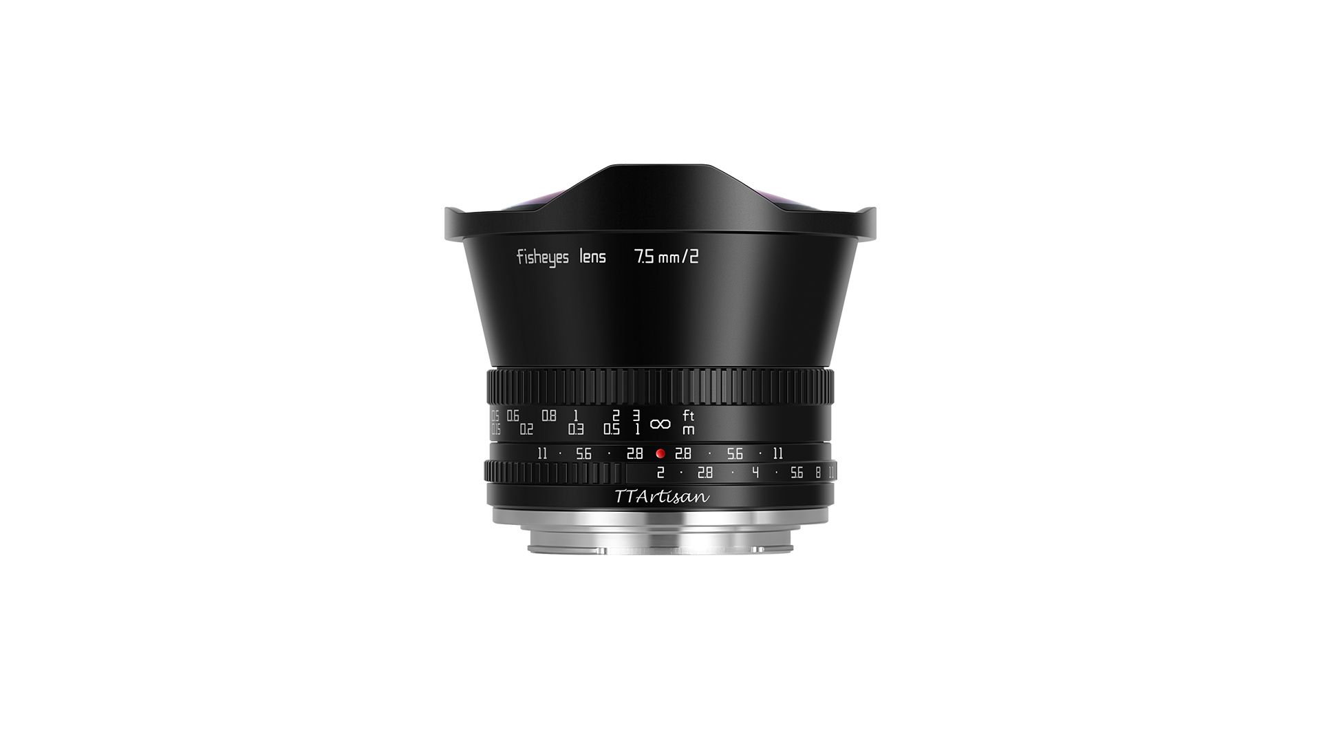 TTArtisan 7.5mm f/2 Fisheye Lens for APS-C - L Mount - Black