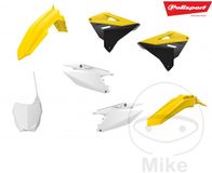 Polisport Mx Restyling Suzuki Rm125/250 01-08 Oem 90864 Plastic Set Geel,Wit