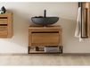Meuble sous-lavabo MONTREUX 70x50x52 en bois de chêne lombard huilé naturel