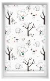 Rideau occultant sans perçage, imprimé, 90x150 cm, en polyester