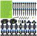 Système d'irrigation goutte à goutte sans marque 33 pi + 197 pi – Kit d'arrosage de jardin à connexion rapide avec goutteurs réglables – Tuyaux de 1/4 po et 5/16 po – Convient aux plates-bandes surélevées, serre, pelouse – Compatible avec minuterie automatique