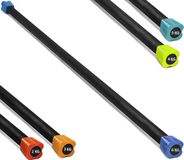 G5 HT SPORT Professionele bodybar met gewicht van 2 tot 6 kg, lange halterstang voor aerobic, yoga, pilates, thuisgym en sportschool (6 kg (blauw)