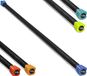 G5 HT SPORT Professionele bodybar met gewicht van 2 tot 6 kg, lange halterstang voor aerobic, yoga, pilates, thuisgym en sportschool (6 kg (blauw)