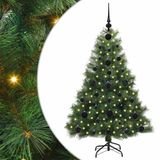 vidaXL Sapin de Noël artificiel avec 150 LED, Vert, 120 cm