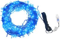 vidaXL Lichtslinger met 150 LED's, 15 m, PVC, blauw