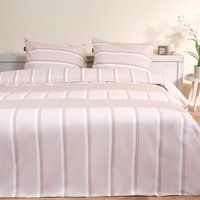 Mexx Home katoenen dekbedovertrek - beige