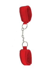 Ouch! Velcro Cuffs Red