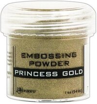 - Ranger Embossing Powder 34ml princess gold