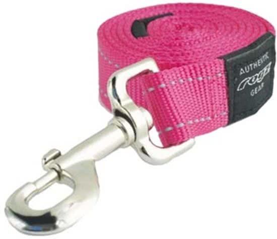 ROGZ FOR DOGS Lumberjack Hondenriem - 25 mm x 1.2 m - Roze