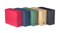 OXFORD 5 stuks transferdozen 34 x 25,5 cm rug 120 mm omslag kaart canvas 16/10. kleuren gesorteerd
