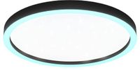 EGLO connect.z Romao-Z Plafondlamp - Ø 57 cm - Blanc/Gris - Lumière RVB et blanche réglable - Dimmable - Zigbee