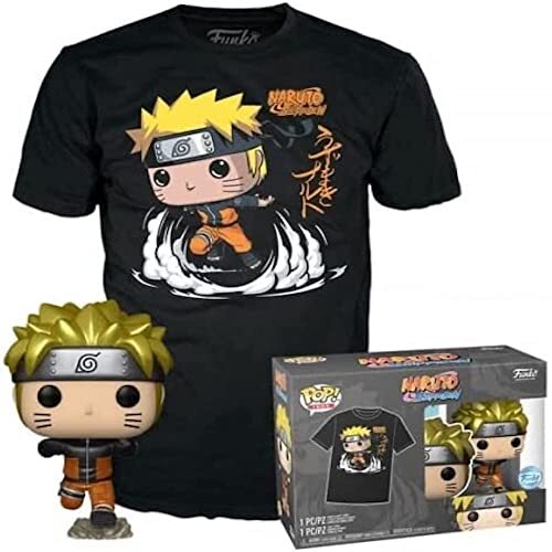 Funko 64752 POP & Tee: Naruto- Naruto run(MT)- Medium