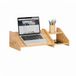 Merkloos / Sans marque Relaxdays Laptopstandaard - Bamboe - 17,5 x 61 x 26,5 cm