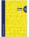 Lamela Notitieboek, extra harde kaft, geel, 3 mm
