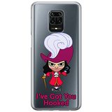 ERT GROUP mobiel telefoonhoesje voor Xiaomi REDMI NOTE 9 PRO/ 9S origineel en officieel erkend Disney patroon James Hook 001