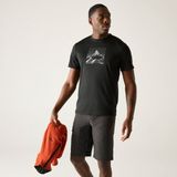 Regatta Heren Fingal T-shirt met korte mouwen en gemêleerde print
