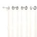 Soleil d'Ocre Voiles, Polyester, Wit, 280 x 250 cm