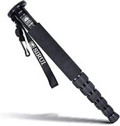 Sirui AM-306M monopod aluminium (hoogte: 155 cm, belasting: 10 kg, gewicht: 0,56 kg) met polsband en kompas