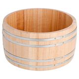 1 Schaal Ø16,5 x 8 cm natuurlijk hout