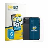 BROTECT - Screenprotector voor Nothing Phone (4b) (Voor+Camera) - Folie Beschermfolie transparant 6 Stuks