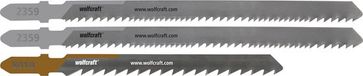 wolfcraft - Decoupeerzaagbladen voor Sloop - 3 stuks - Voor snelle sneden door hout met spijkers