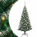 vidaXL - Kunststof - Voorverlichte - Kerstboom - Groen - 180 cm